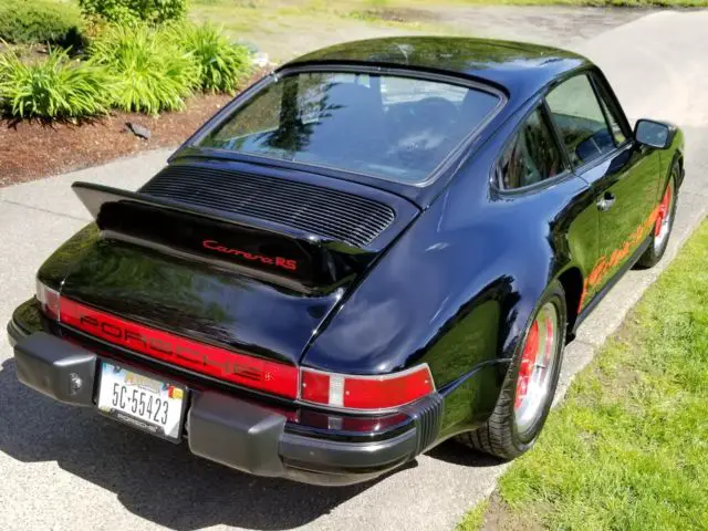 1985 porsche 911 carrera coupe sun roof black buety