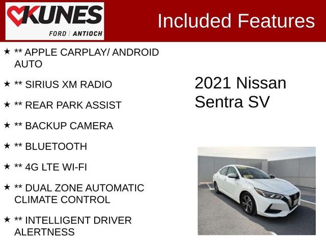 2021 nissan sentra sv