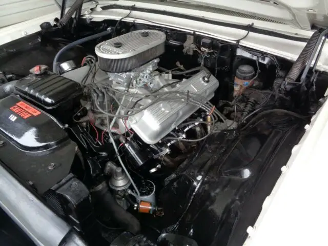 1963 ford galaxie 500 z code three speed overdrive factory white