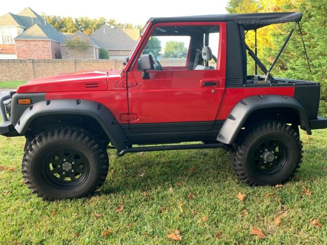 1986 red suzuki samurai - restored - in great condition