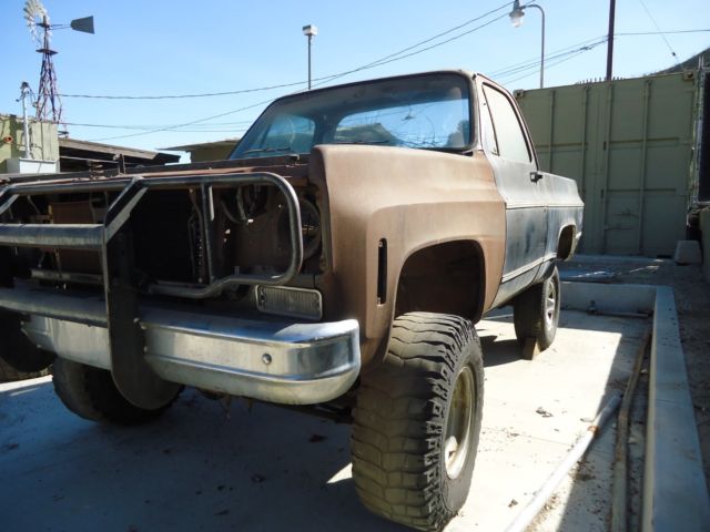 1976 chevrolet k5 blazer rolling shell / chassis / project / parts car-no motor