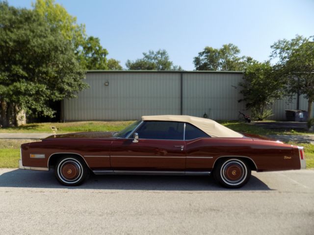 1975 cadillac eldorado convertible 2 owner car only 66 k miles 15 k cosmetic res