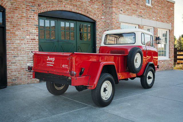 1963 willys jeep fc-170 0 red truck 226 super hurricane 4-speed manual