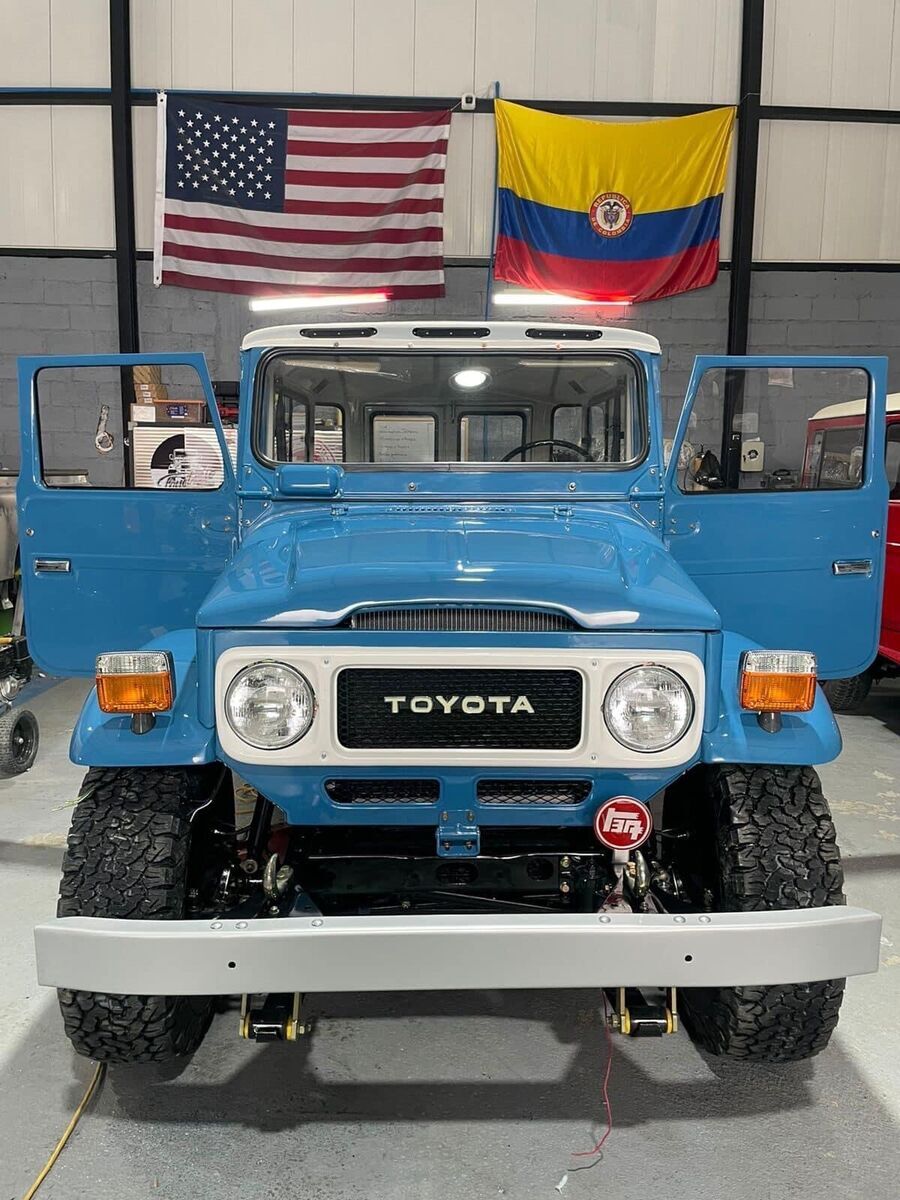 1978 toyota land cruiser suv blue 4wd manual fj43