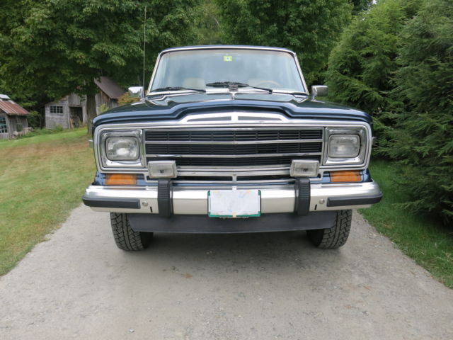 1988 jeep grand wagoneer-fresh redo-working sunroof-103k miles-no rust-va truck