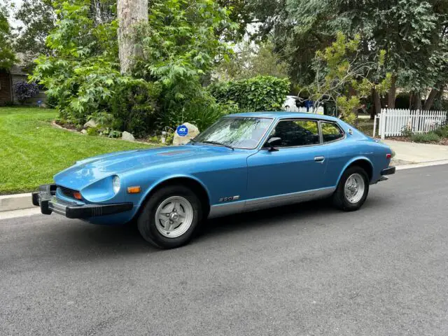 1977 datsun 280z coupe blue rwd automatic
