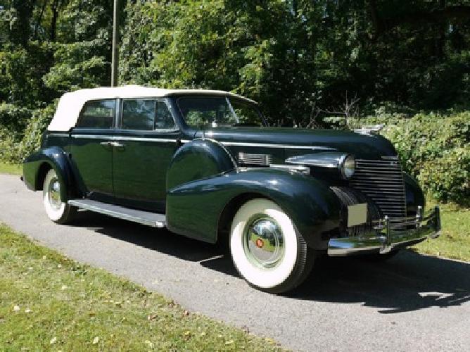 1940 cadillac fleetwood series 75 convertible sedan restored in dallas, tx
