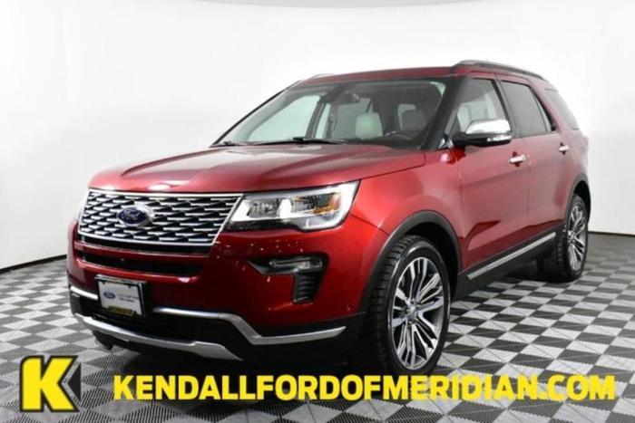 2018 ford explorer platinum awd platinum 4dr suv for sale in meridian, idaho