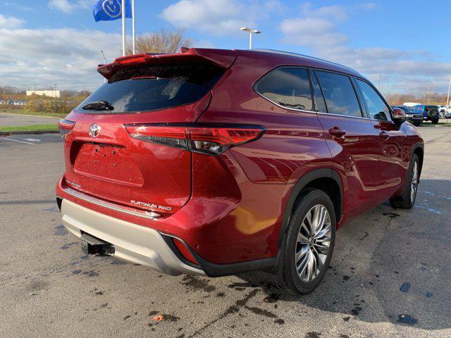 2021 toyota highlander platinum