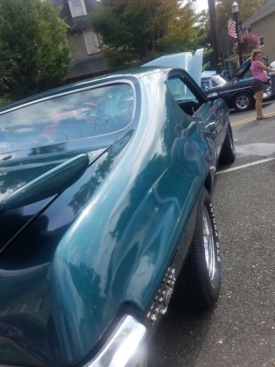 1971 pontiac lemans coupe blue rwd automatic sport
