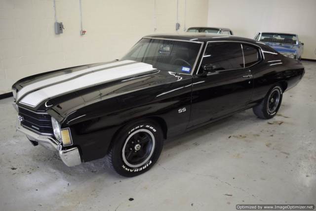 1972 chevrolet chevelle ss #'s matching 350 auto tilt disc 12 bolt console nice