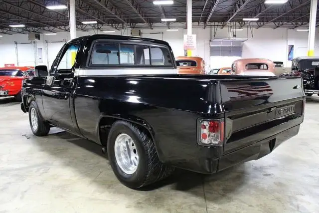1975 chevrolet silverado 65359 miles black pickup truck 489 ci v8 400 turbo 3 s