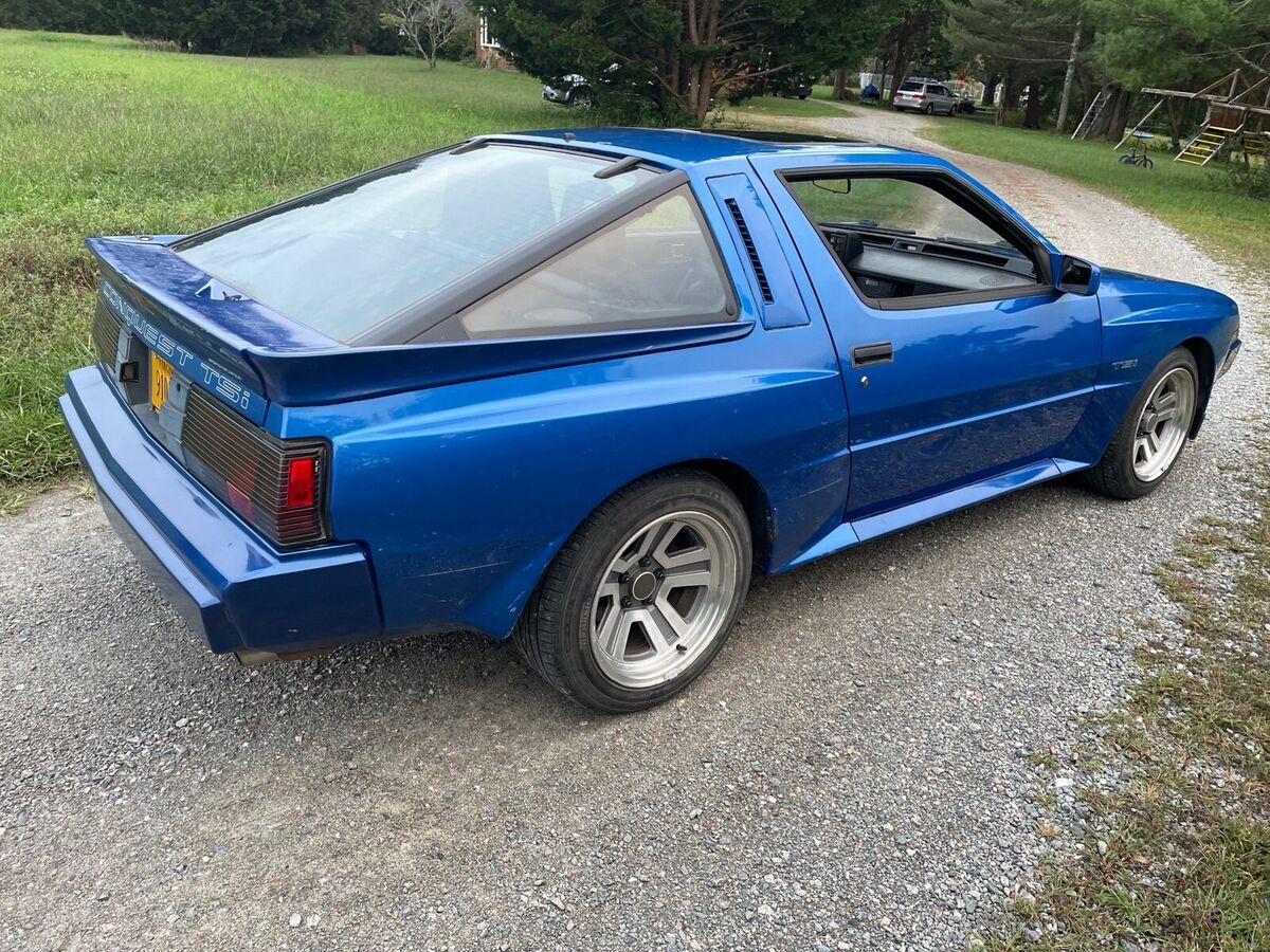 1988 chrysler conquest hatchback blue rwd manual tsi