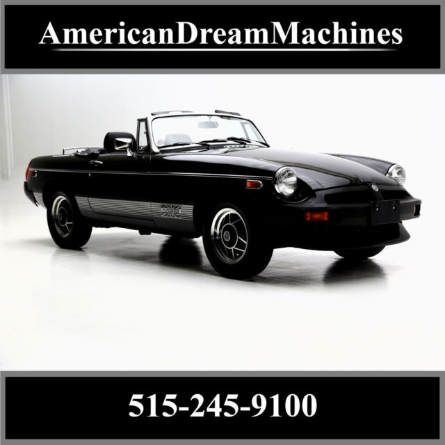 1980 mg mgb convertible black anniversary limited edition