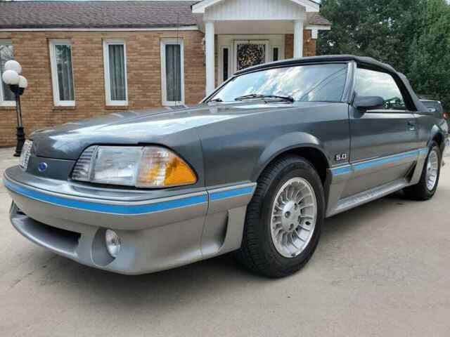 1987 mustang gt convertible 16k actual miles 5speed manual transmission fox body