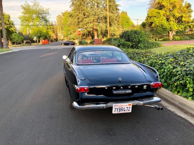 1969 volvo p1800 beautiful original black with red interior 1800s p1800s 1800es