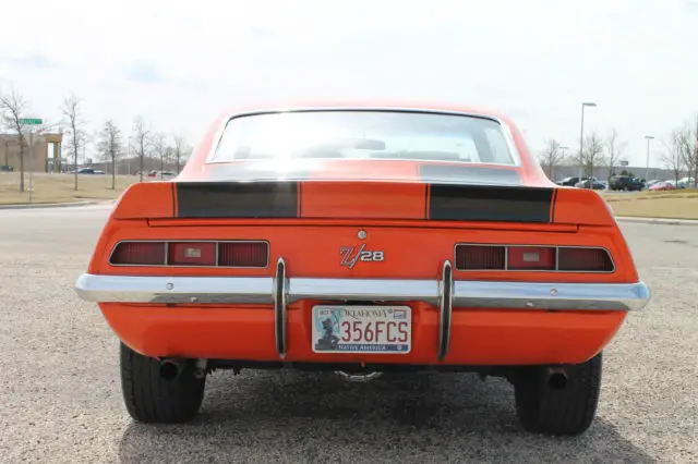 1969 camaro z28 #'s matching real dz car