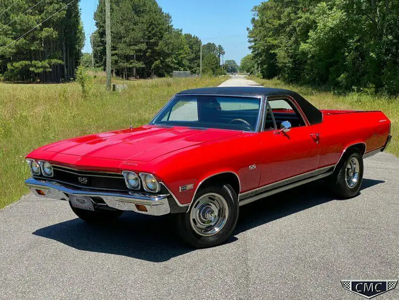 1968 chevrolet elcamino 396 4spd ss frame up restoration red financing