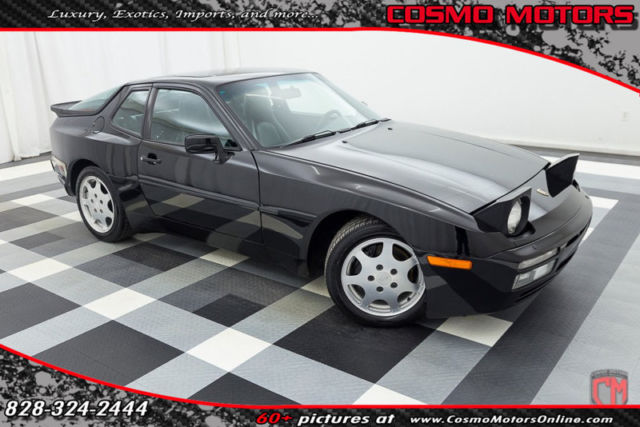 2dr coupe turbo low miles!! 944 turbo!! sunroof!! black leather!! bluetooth!! go