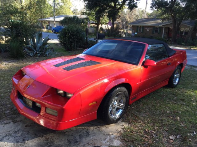 1989 chevrolet iroc z convertible rare