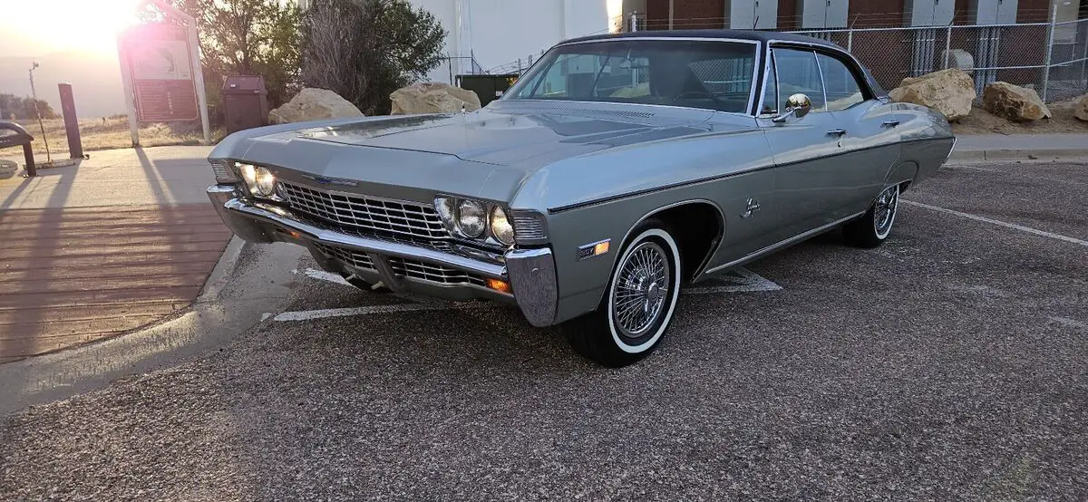1968 chevrolet impala coupe green sport coupe