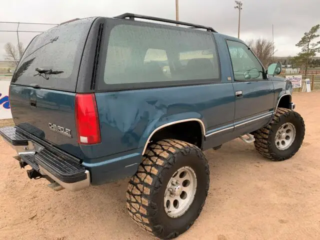 1993 lifted chevrolet blazer - 5.7, 4x4 runs great! k5 1500 no reserve