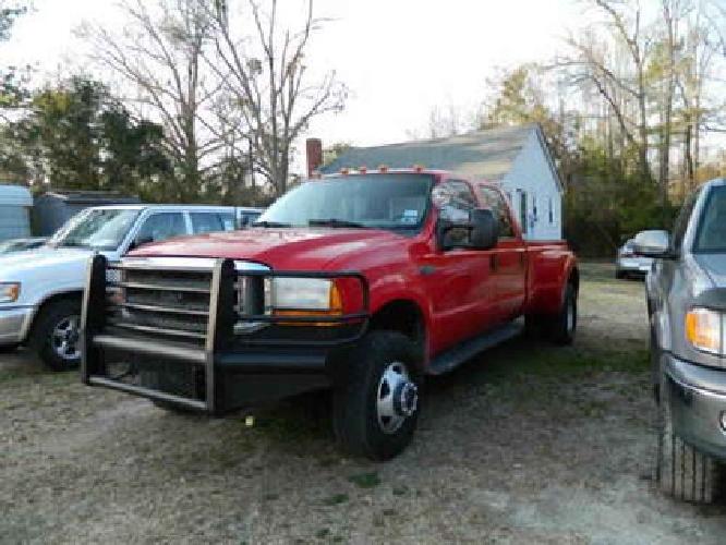 1999 ford f-350 crew cab, dually,diesel,4x4, 6 speed, xlt in shallotte, nc