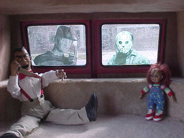 1965 ford econoline van custom freddy krueger vs. jason voorhees