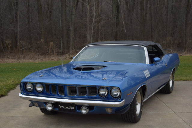 1971 plymouth barracuda convertible