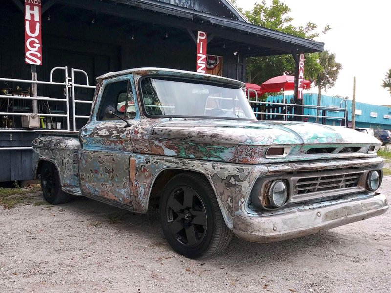 gmc c10 stepside pickup rat rod