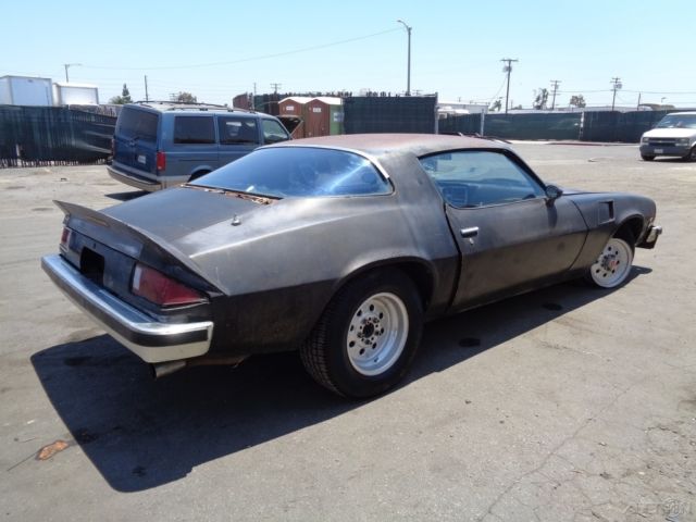 1976 chevrolet camaro v8 manual gas no reserve