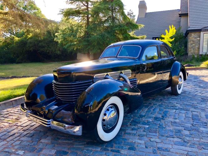 1937 cord 812 supercharged custom beverly sedan project for restoration for sale in bemis, south dakota