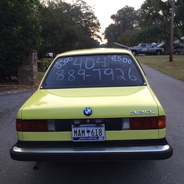 1979 bmw 320i with 111,000 miles. original factory color
