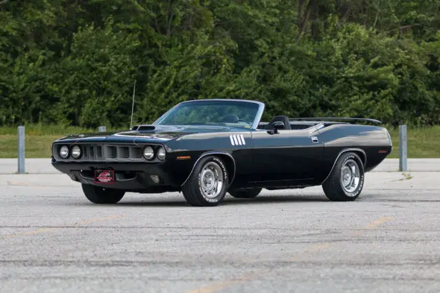 1971 plymouth cuda convertible 440 6-pack power steering power brakes