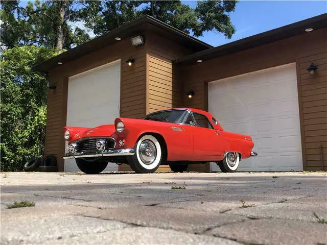 1956 ford thunderbird convertible 65,096 actual miles 2-tops power steering 312