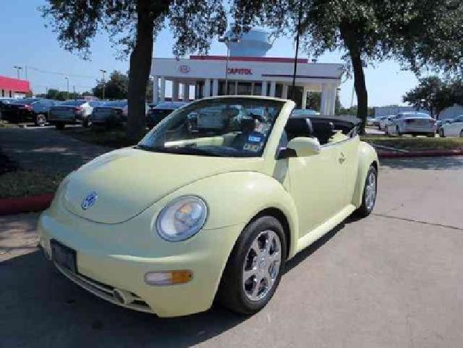 2003 volkswagen new beetle convertible gls in austin, tx