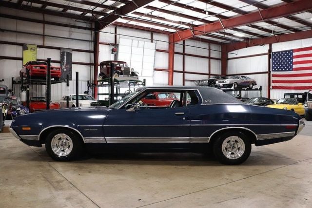 1972 ford torino 66727 miles dark blue coupe 351cid v8 automatic