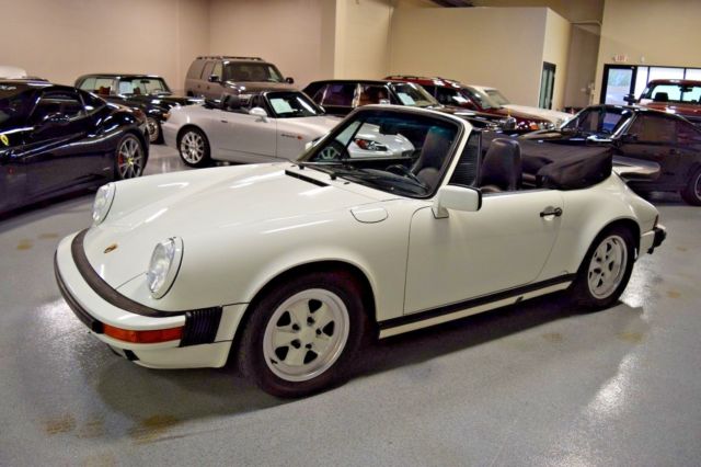 1987 porsche 911 carrera cabriolet 14k miles pristine in every detail