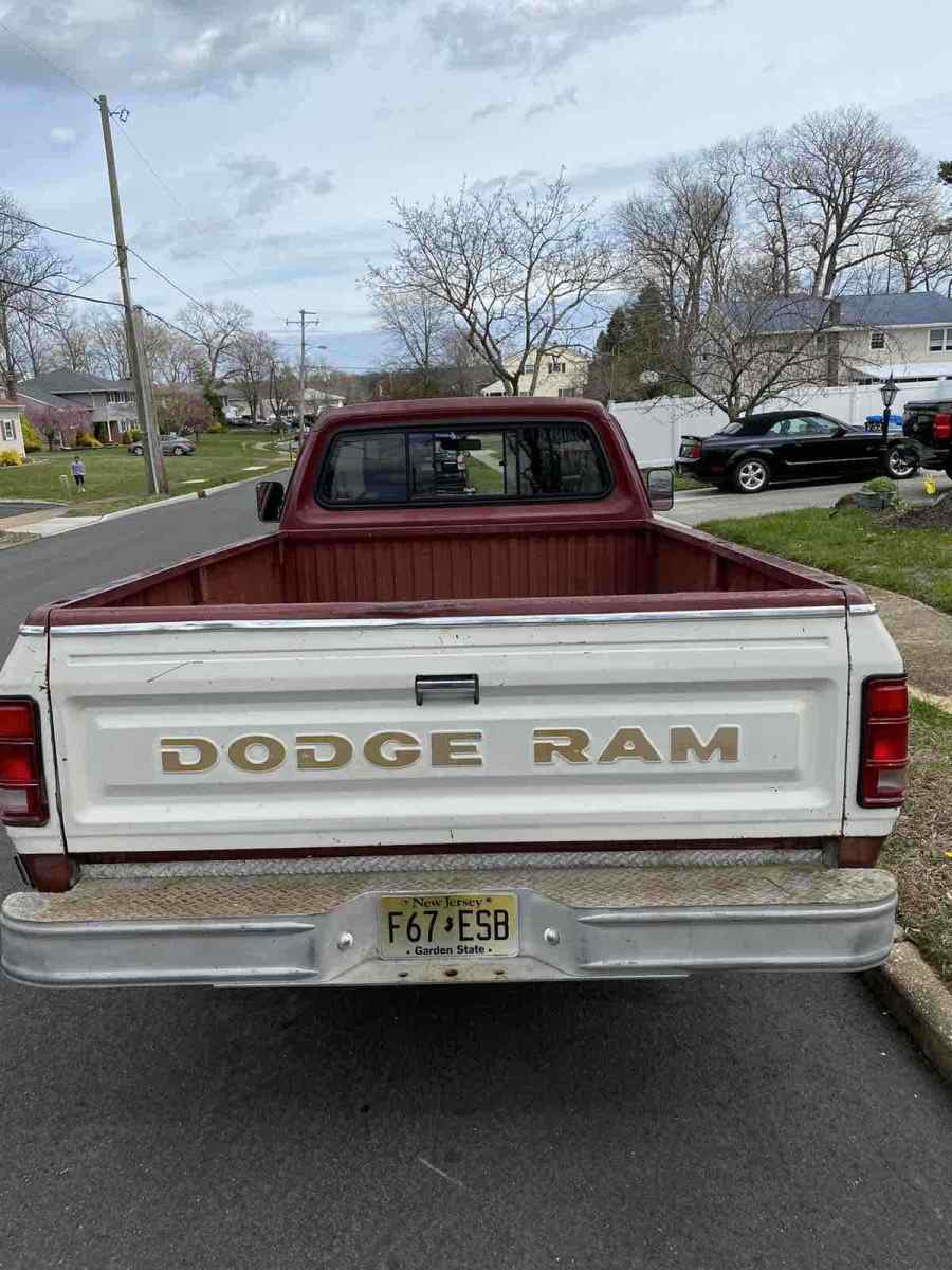 1985 dodge d150 pickup red rwd automatic d100