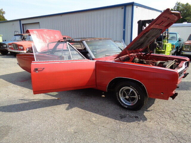 1968 plymouth satillite road runner convertible 383 4 speed!! project !!