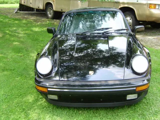 1987 porsche 930 black with grey leather