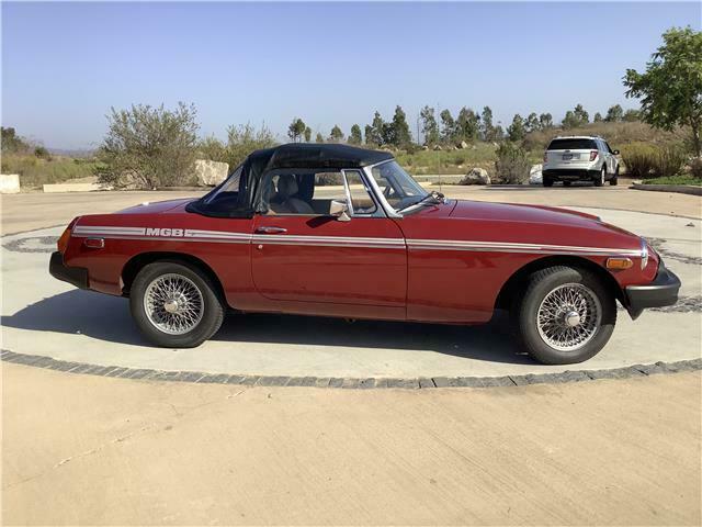 burgandy mg b series with 63,705 miles available now!