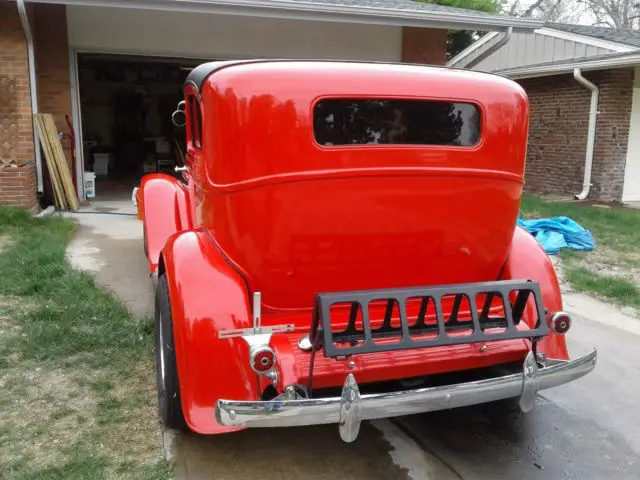 1930's studebaker custom street rod red