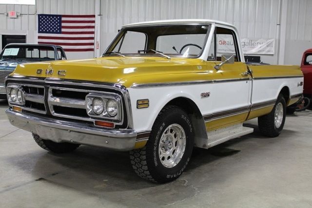 1972 gmc sierra 1500 56269 miles yellow pickup truck 350ci v8 automatic
