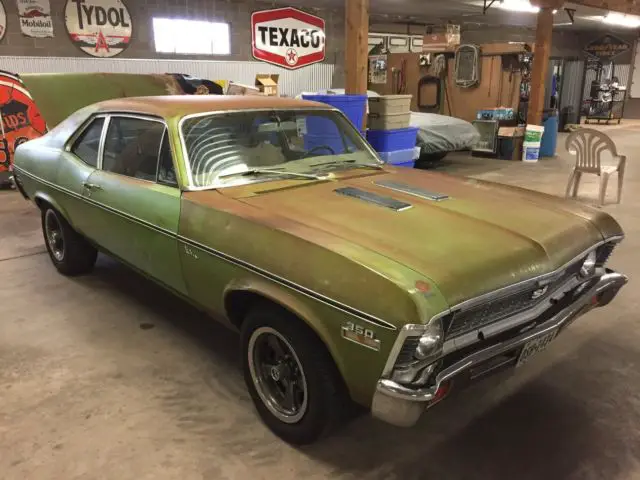 1971 chevrolet nova ss 350 numbers matching original paint ps pb a/c survivor
