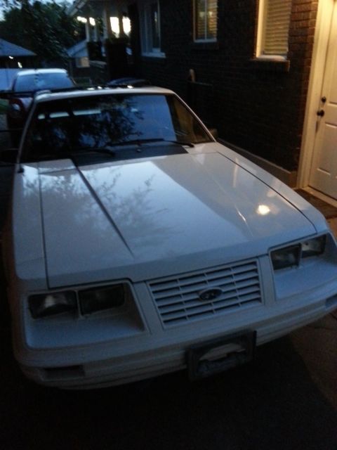 1984 ford mustang l 5.0 liter v8 gt 350 limited edition 20th anniversary