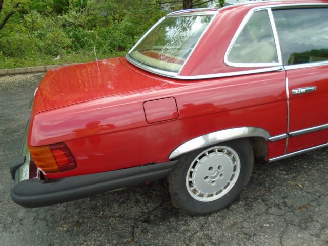 1980 mercedes-benz sl class sl450 hard top convertible with video/no reserve