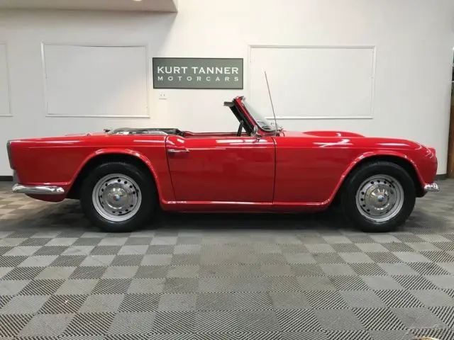 1962 triumph tr-4. early production. excellent older restoration. drives superb
