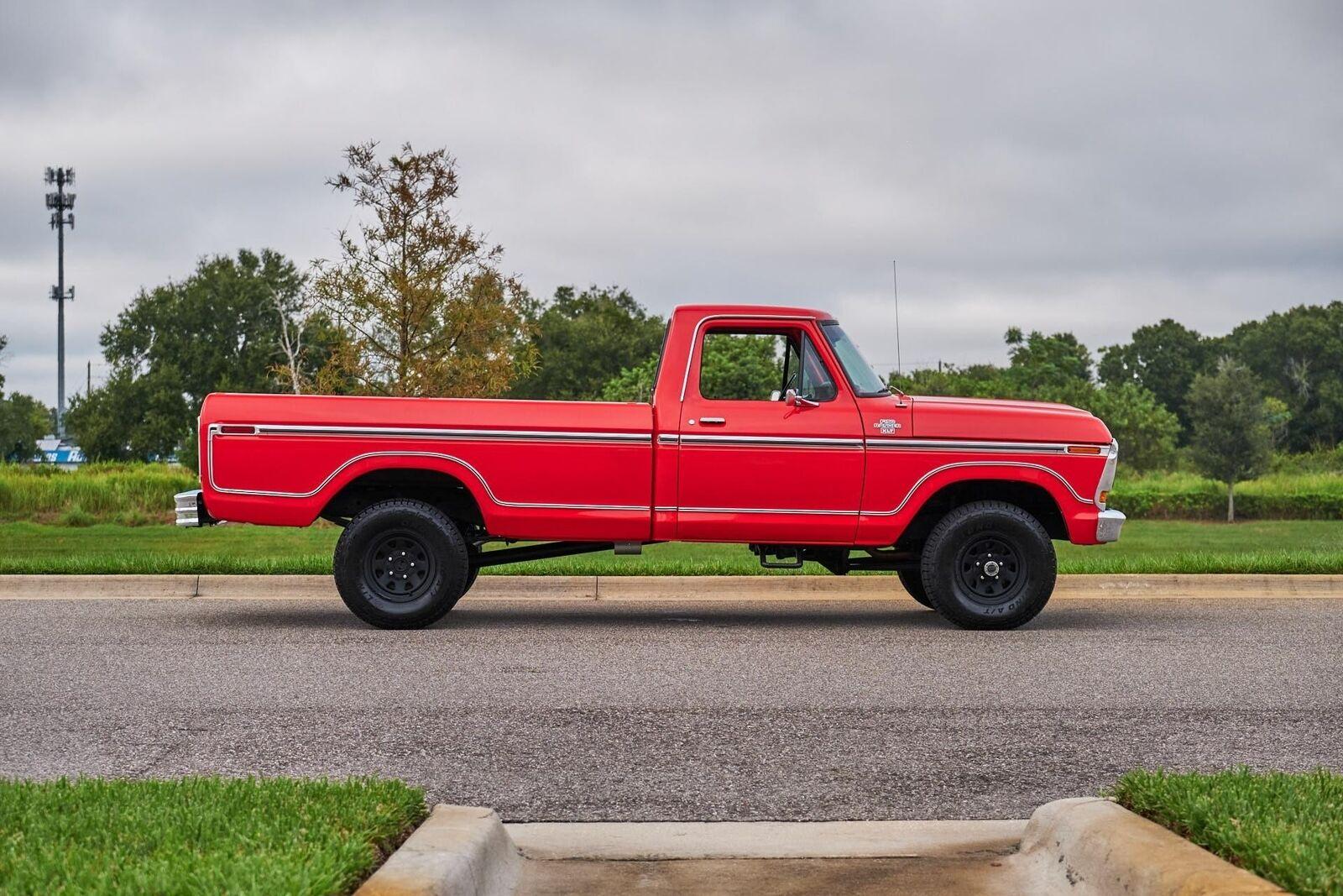1978 ford f-150 4x4 pickup restored rwd automatic