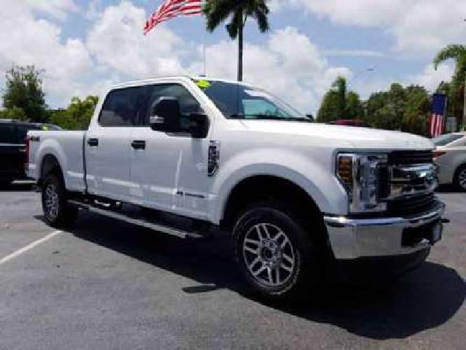 2018 ford super duty f-250 srw xlt*diesel*4x4*crew cab*upgraded wheels & brand in sarasota, fl